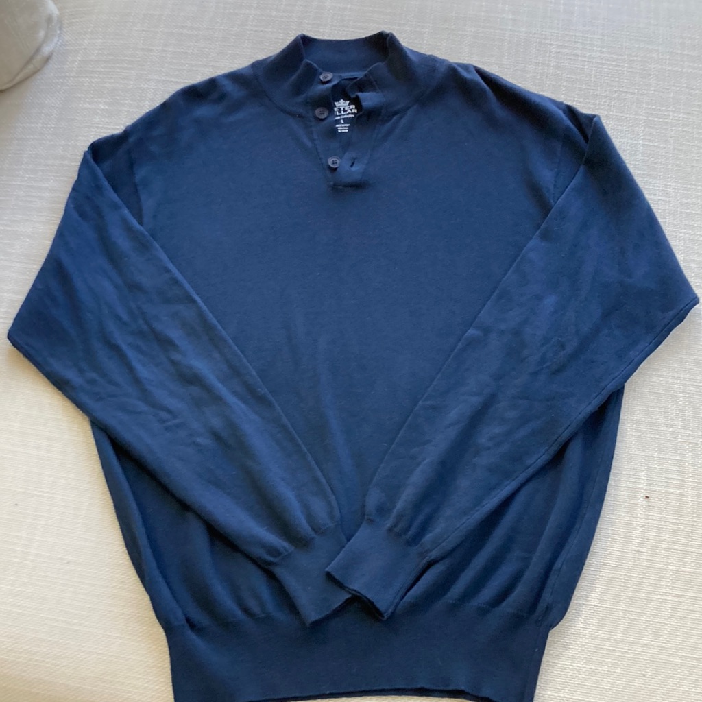 Peter Millar Mens Sweater Navy Large